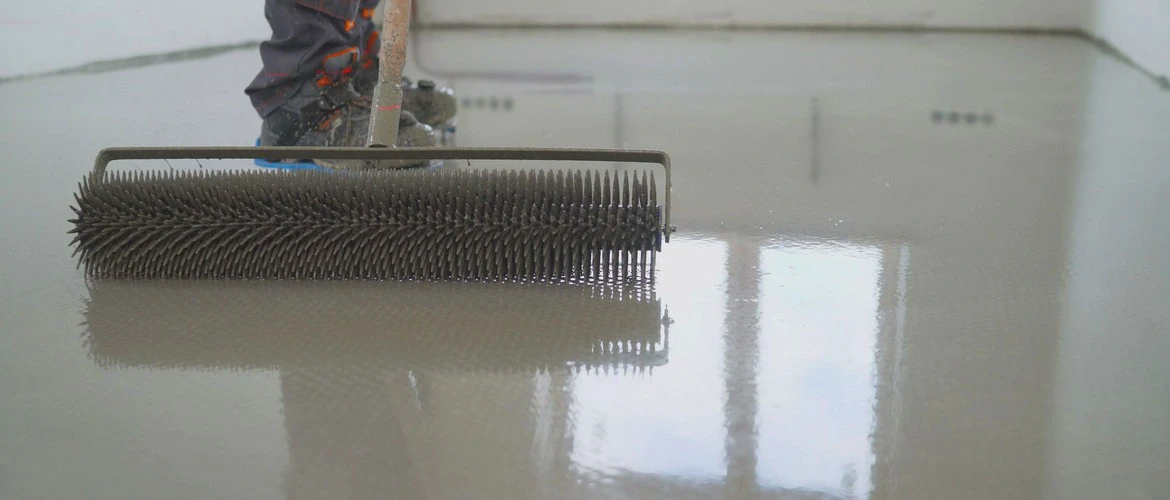 napowietrzanie wylewki betonowej